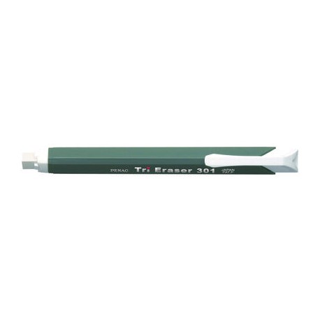 Radiera mecanica PENAC Tri Eraser, triunghiulara, 100% cauciuc - corp gri
