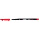 Marker Stabilo Ohpen Universal, varf rotund, 0.7 mm, rosu