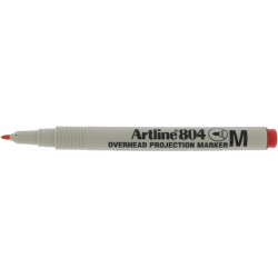 OHP Non-Permanent marker ARTLINE 804, varf mediu - 1.0mm - rosu