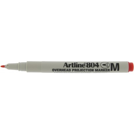 OHP Non-Permanent marker ARTLINE 804, varf mediu - 1.0mm - rosu