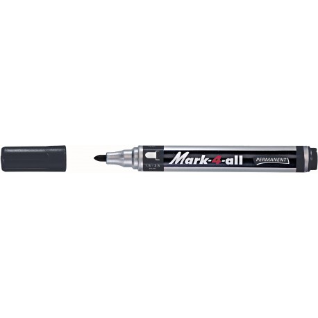 Marker permanent Stabilo Mark-4-All, varf 1.5 - 2.5 mm, negru