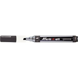 Marker permanent Stabilo Mark-4-all, varf retezat, 1 - 4 mm, negru