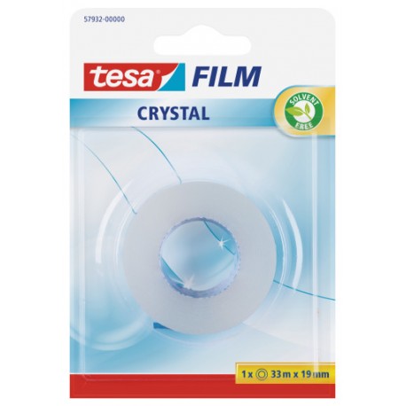 Banda adeziva cristal Tesa, 19mmx33m