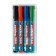 Marker Edding 380 pentru flipchart, 4 culori/set