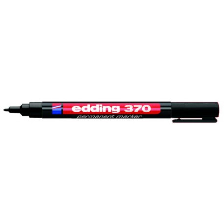 Marker permanent Edding 370, negru