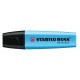 Textmarker Stabilo Boss, varf retezat 2 -5 mm, albastru