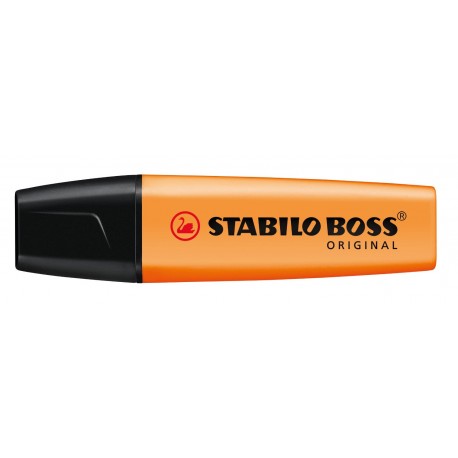 Textmarker Stabilo Boss, varf retezat 2 -5 mm, portocaliu