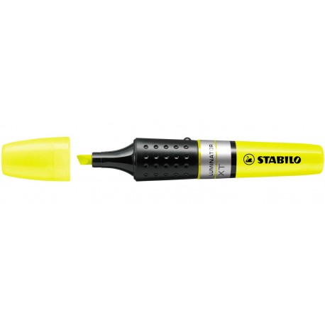 Textmarker Stabilo Luminator, varf retezat 2 - 5 mm, galben