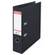 Biblioraft Esselte No.1, PP, 75 mm, negru