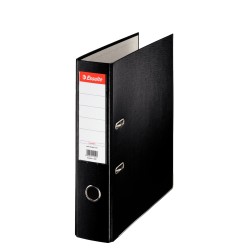Biblioraft ESSELTE Economy, PP, A4, 75 mm, negru