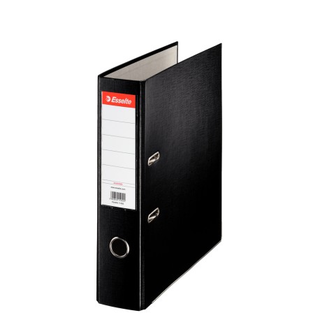 Biblioraft Esselte Economy, 75 mm, negru