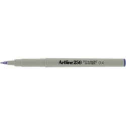 Permanent marker ARTLINE 250, corp plastic, varf rotund 0.4mm - albastru