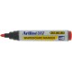 Marker pentru tabla de scris ARTLINE 517 - Dry safe ink, varf rotund 2.0mm - rosu