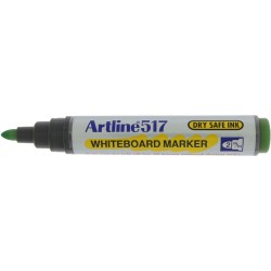 Marker pentru tabla de scris ARTLINE 517 - Dry safe ink, varf rotund 2.0mm - verde