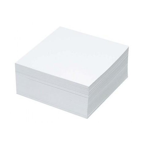 Rezerva cub hartie alba 9x9x9cm AURORA