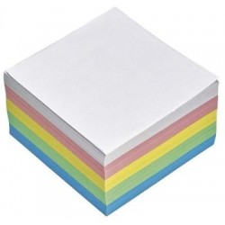 Rezerva cub hartie color 9x9x9cm AURORA