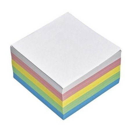 Rezerva cub hartie color 9x9x9cm AURORA