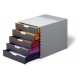 Organizator cu 5 sertare Durable Varicolor