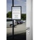 Display magnetic Durable Magaframe, A4, rosu, 2 bucati/set