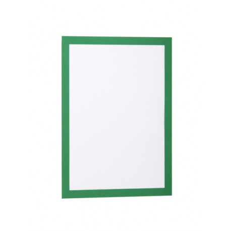 Display magnetic Durable Magaframe, A4, verde, 2 bucati/set