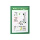 Display magnetic Durable Magaframe, A4, verde, 2 bucati/set