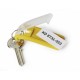 Suport eticheta pentru chei Durable, 6 bucati/set, galben