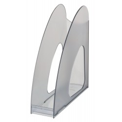 Suport vertical plastic pentru cataloage HAN Twin - transparent gri