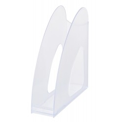 Suport vertical plastic pentru cataloage HAN Twin - transparent cristal