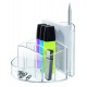 Suport pentru articole de birou, HAN Rondo - transparent cristal