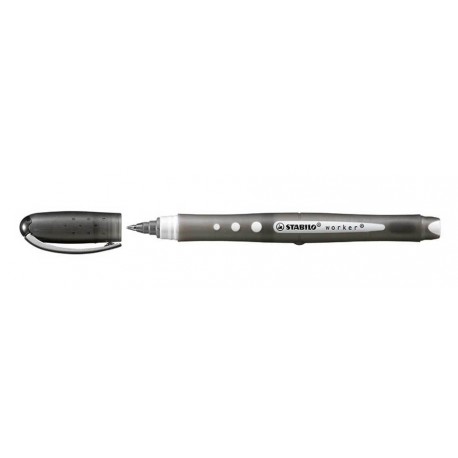 Roller Stabilo Bionic Worker, varf 0.5 mm, negru
