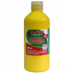 Tempera lavabila, 500ml, Alpino - galbena