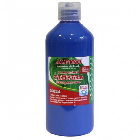 Tempera lavabila, 500ml, Alpino - bleumarin