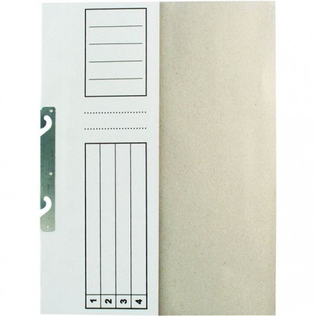 Dosar incopciat 1/2 standard, alb, 10 bucati/set
