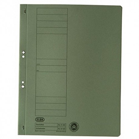 Dosar carton cu capse 1/1 ELBA - verde