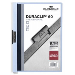 Dosar Durable Duraclip Original, 60 coli, albastru