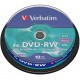 DVD-RW Verbatim 4x, 4.7 GB, 10 bucati/spindle