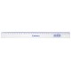 Rigla plastic, 30 cm
