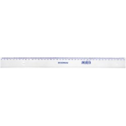 Rigla din plastic transparent, 40cm