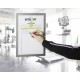 Duraframe magnetic Note, format A4, culoare gri, 1 buc/set