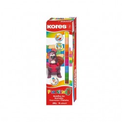 Plastilina Kores, 20 g/culoare, 10 culori/cutie