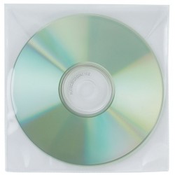 Plicuri plastic PP pentru CD/DVD, 50 buc/set, Q-Connect