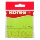 Notite autoadezive Kores, 75 x 75 mm, 100 file/bucata, verde