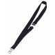Snur textil Durable pentru ecuson, 80 cm lungime, negru, 10 buc/cutie