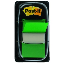 Index Post-it Clasic, 25.4 x 43.2 mm, 50 indecsi/set, verde