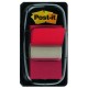 Index Post-it Clasic, 25.4 x 43.2 mm, 50 indecsi/set, rosu