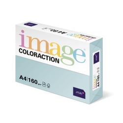 Carton color Coloraction, A4, 160 g, 250 coli/top, bleu pal - Lagoon