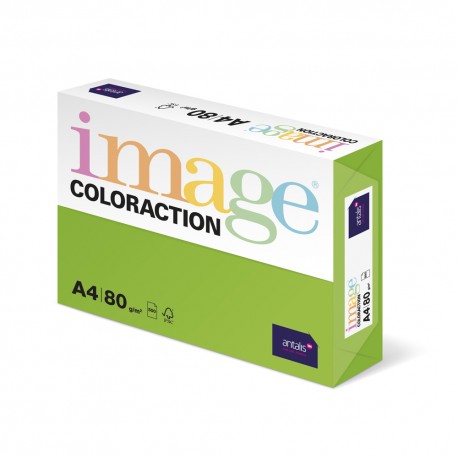 Hartie color Coloraction, A4, 80 g, 500 coli/top, verde intens - Java Hartie color Coloraction, A4, 80 g, 500 coli/top, verde intens - Java
