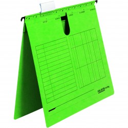 Dosar suspendabil cu sina Falken, verde, 25 bucati/cutie