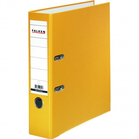 Biblioraft plastifiat Falken, 318 x 285, 50 mm, galben Biblioraft plastifiat Falken, 318 x 285, 50 mm, galben