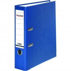 Biblioraft plastifiat Falken, 318 x 285 mm, 80 mm, albastru